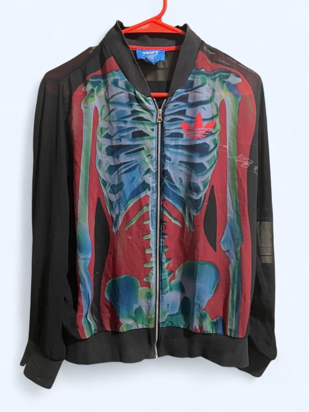 Adidas x Rita Ora Skeleton Track Jacket Size 38/M Rare HTF Collectible Rare